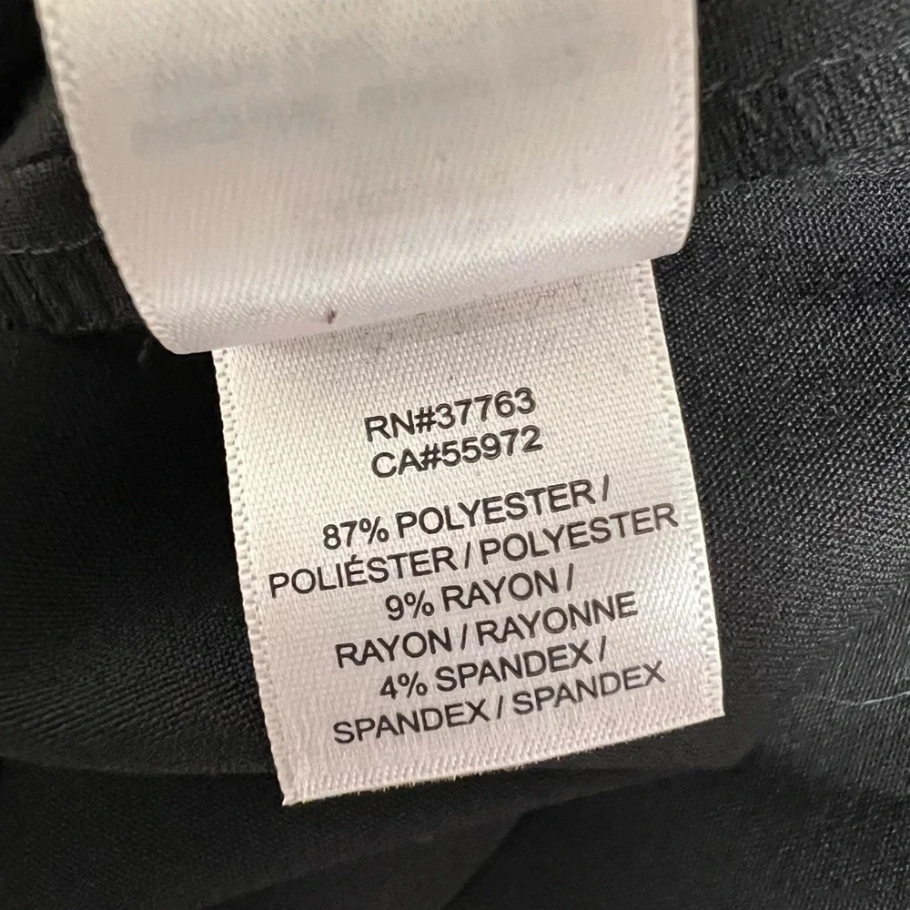 NWT LAUNDRY BY SHELLI SEGAL THE HAILEE MODERN FIT FLARE Black dress pant 12